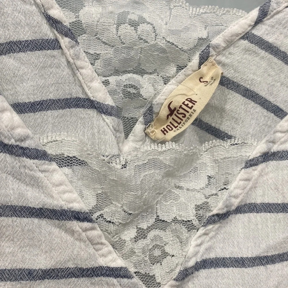 Hollister Juniors Striped Tank Top Cami Lightweight Basic Small - Picture 2 of 3